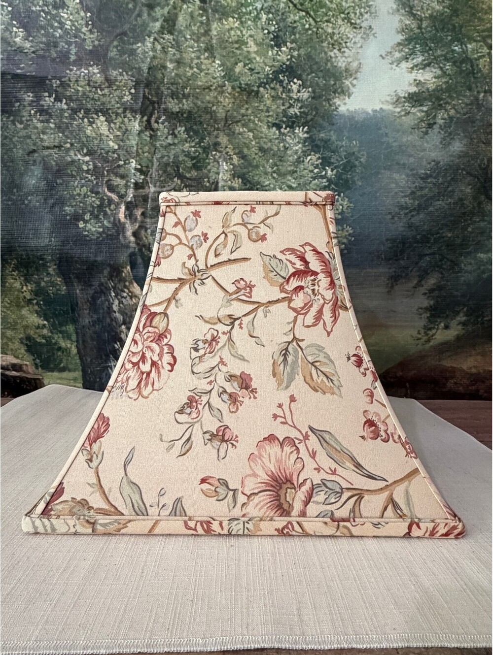 Floral Fabric Lampshade